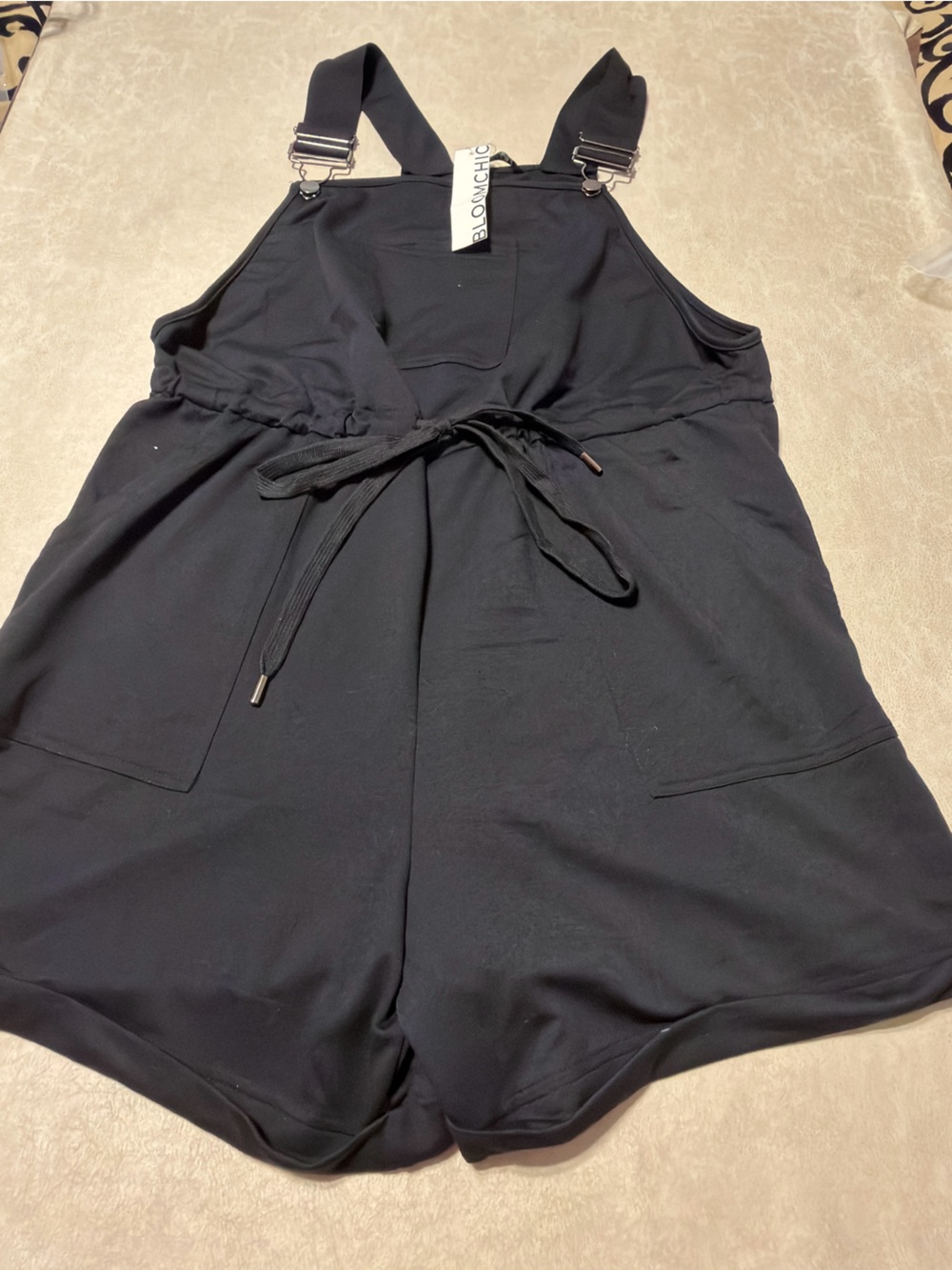 Bloomchic *NEW* Short all Black Romper. Women's Size 12